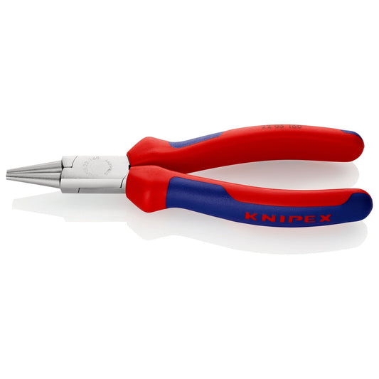 Knipex 22 05 160 - Alicate de presión con bocas redondas 160 mm con mangos bicomponentes - Ferrotecnia