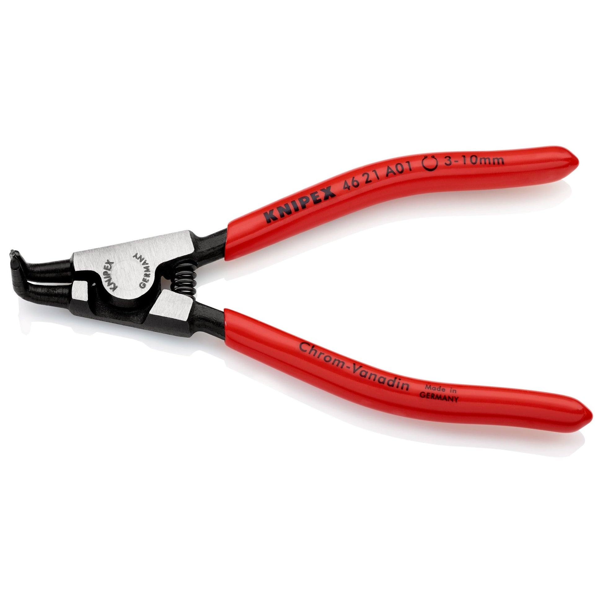 Knipex 46 21 A01 - Alicate con boca a 90º para arandelas exteriores , para arandelas de 3 a 10 mm - Ferrotecnia