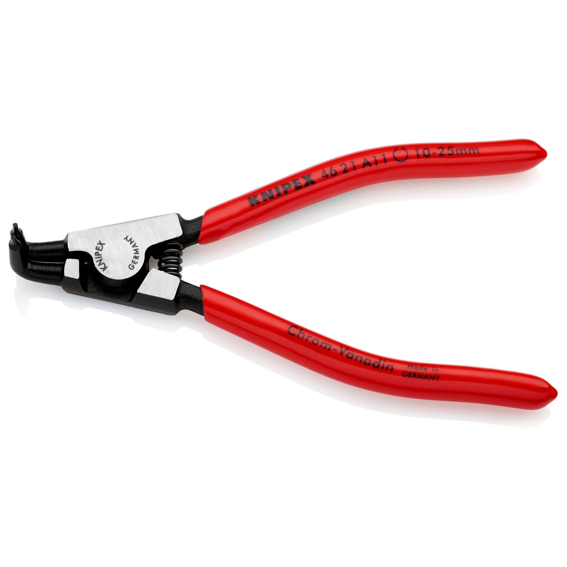 Knipex 46 21 A11 - Alicate con boca a 90º para arandelas exteriores , para arandelas de 10 a 25 mm - Ferrotecnia