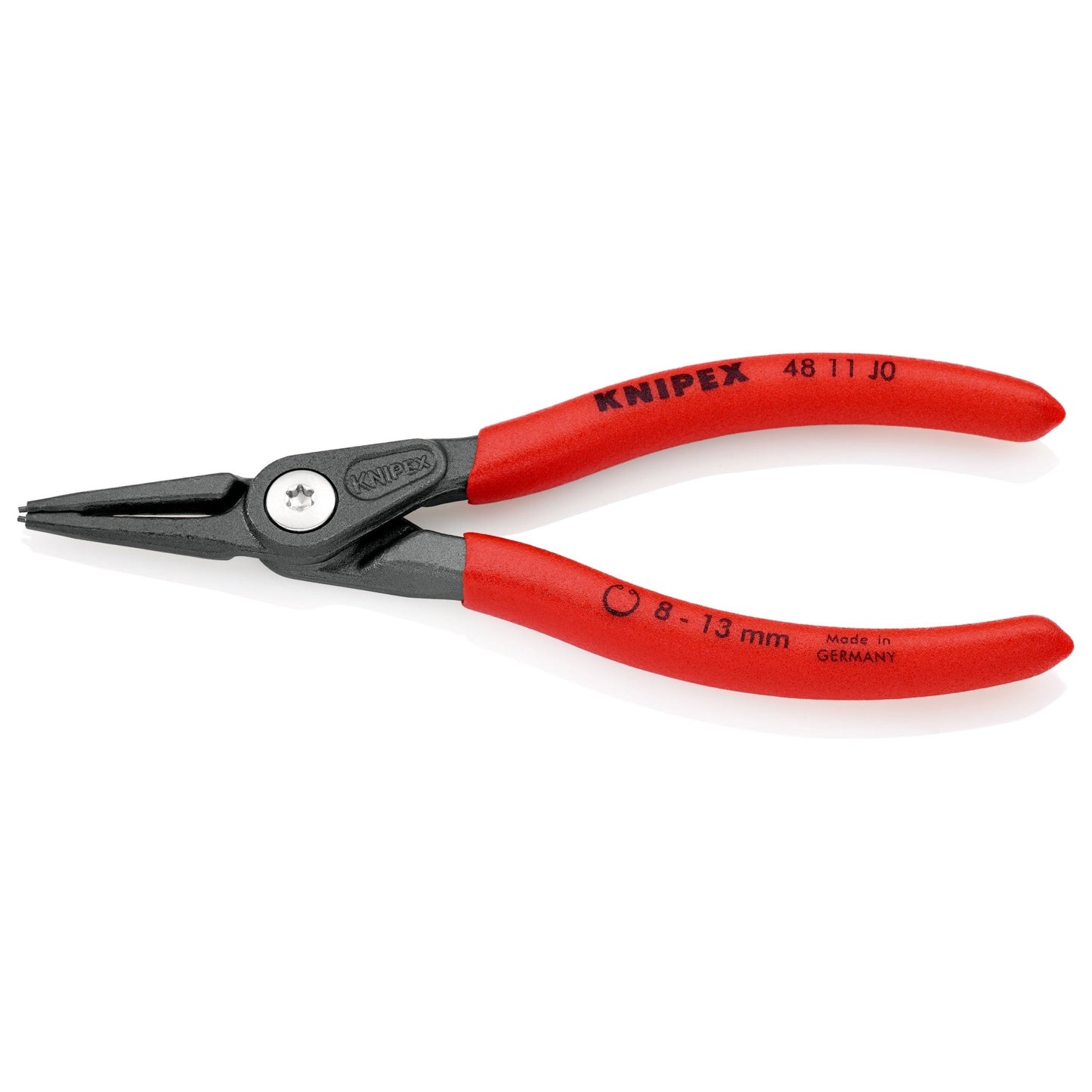 Knipex 48 11 J0 - Alicate de precisión recto para arandelas interiores , para arandelas de 8 a 13 mm - Ferrotecnia