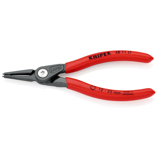Knipex 48 11 J1 - Alicate de precisión recto para arandelas interiores , para arandelas de 12 a 25 mm - Ferrotecnia