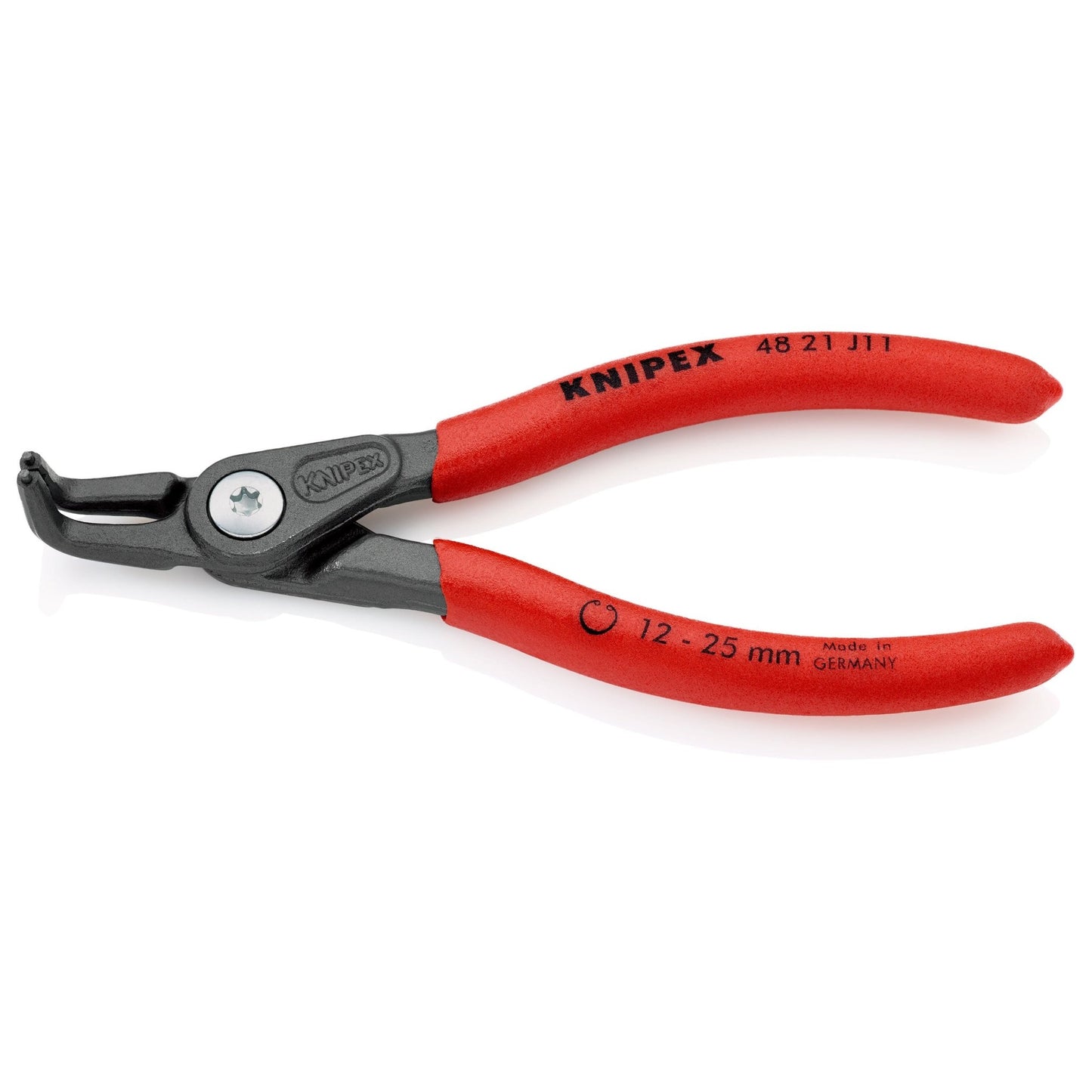 Knipex 48 21 J11 - Alicate de precisión con boca a 90 º para arandelas interiores , para arandelas de 12 a 25 mm - Ferrotecnia