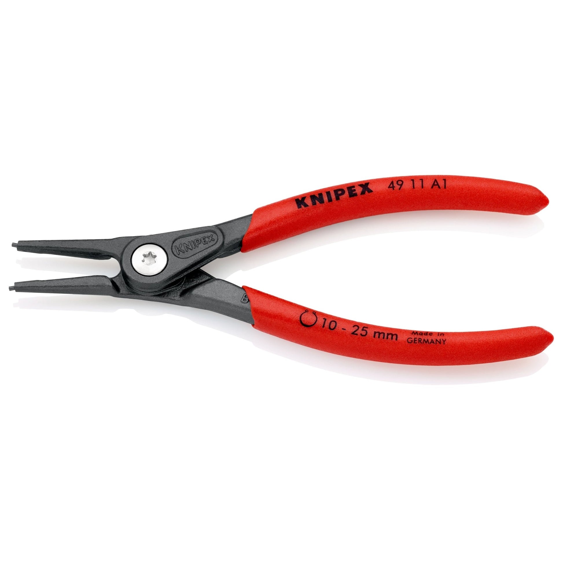 Knipex 49 11 A1 - Alicate de precisión recto para arandelas exteriores , para arandelas de 10 a 25 mm - Ferrotecnia