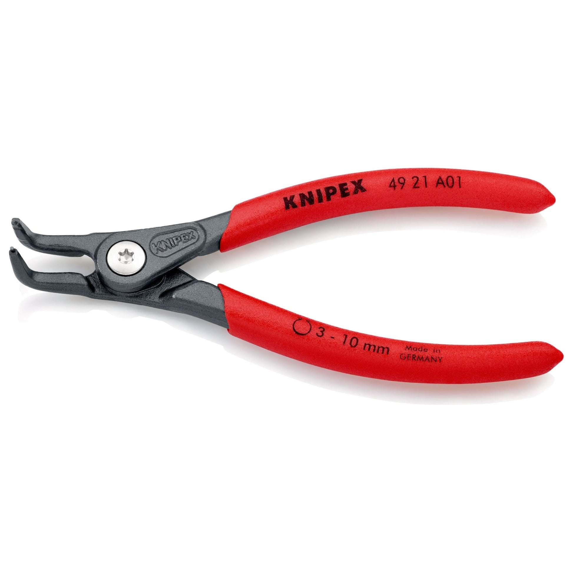 Knipex 49 21 A01 - Alicate de precisión con boca a 90º para arandelas exteriores , para arandelas de 3 a 10 mm - Ferrotecnia