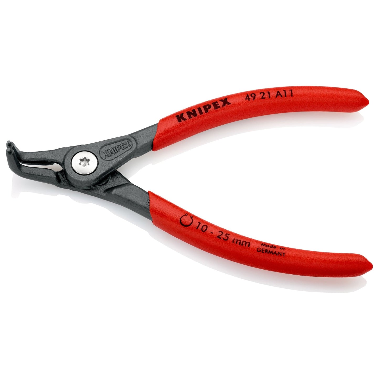 Knipex 49 21 A11 - Alicate de precisión con boca a 90º para arandelas exteriores , para arandelas de 10 a 25 mm - Ferrotecnia