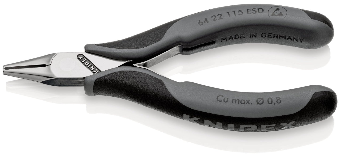 Knipex 64 22 115 ESD - Alicates de corte frontal para electrónica ESD - Ferrotecnia