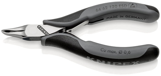 Knipex 64 62 120 ESD - Alicates de corte frontal para electrónica ESD - Ferrotecnia
