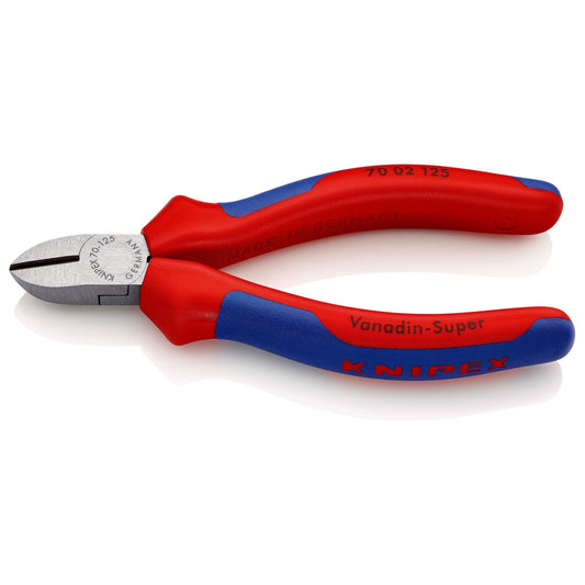 Knipex 70 02 125 - Alicate de corte diagonal 125 mm con mangos bicomponentes - Ferrotecnia