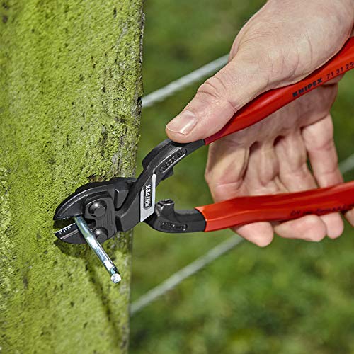Knipex 71 31 250 - Cortante articulado Knipex Cobolt® 250 mm. con mangos PVC y muesca en los filos - Ferrotecnia