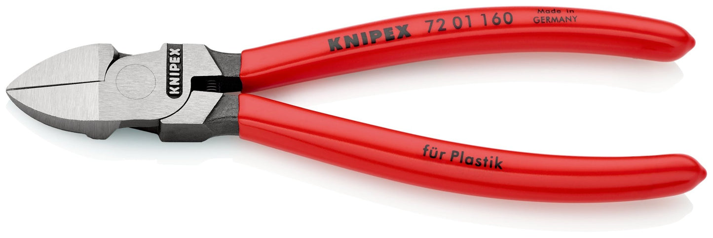 Knipex 72 01 160 SB - Alicate de corte diagonal para plásticos - Ferrotecnia