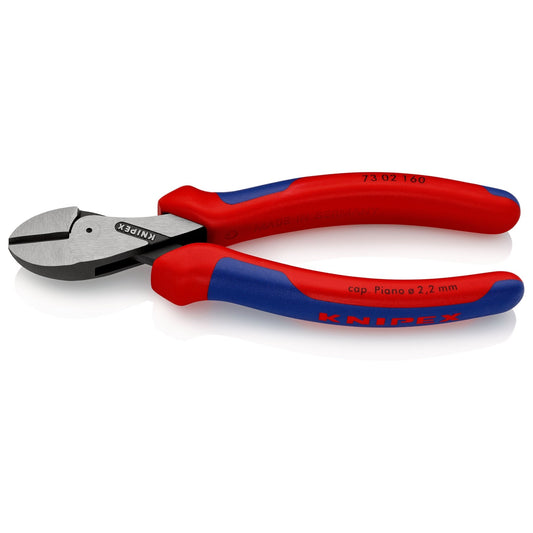 Knipex 73 02 160 - Alicate de corte diagonal Knipex X - Cut® 160 mm. con mangos bicomponentes - Ferrotecnia