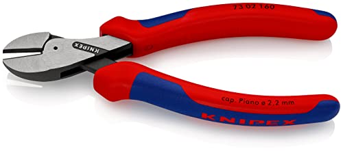 Knipex 73 02 160 - Alicate de corte diagonal Knipex X - Cut® 160 mm. con mangos bicomponentes - Ferrotecnia