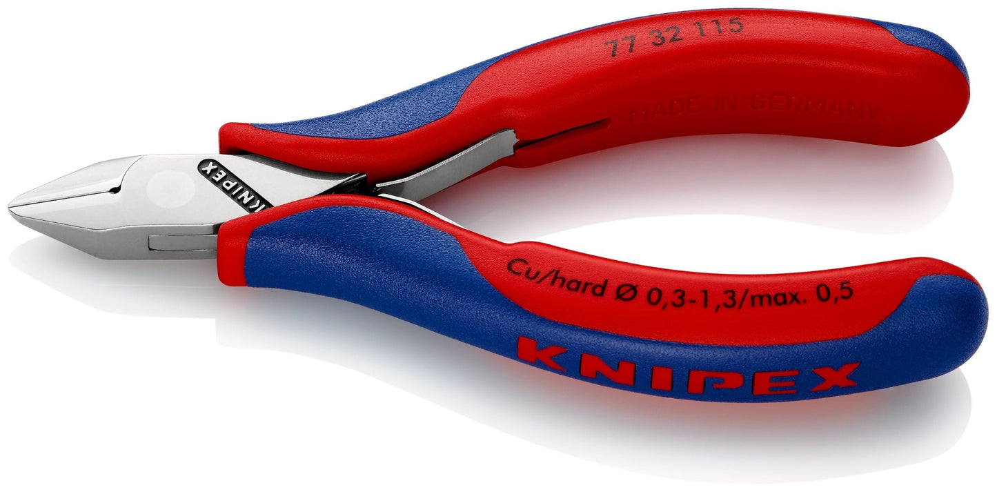 Knipex 77 32 115 - Alicates de corte diagonal para electrónica - Ferrotecnia
