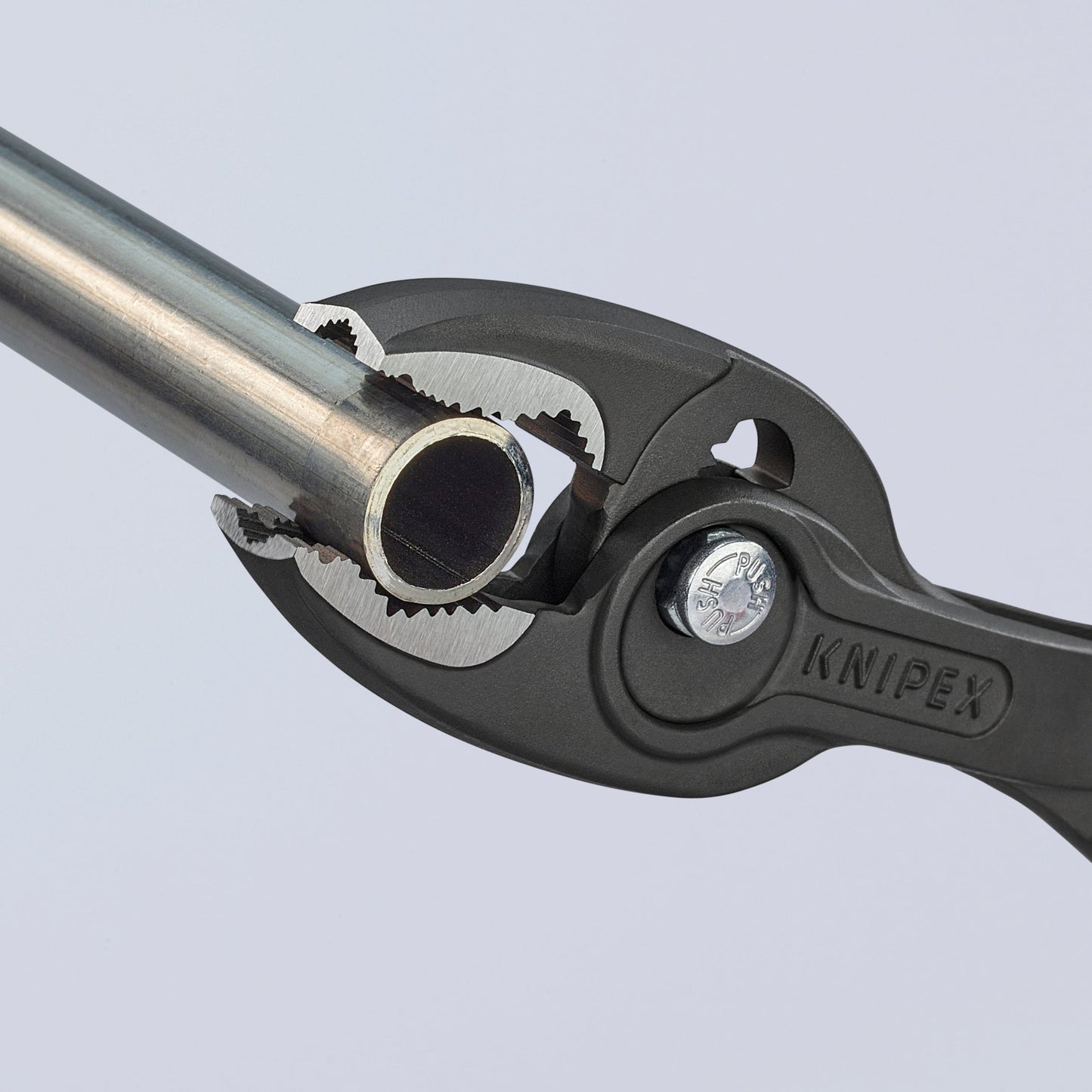 Knipex 82 01 200 - Alicate agarre frontal ajustable Knipex TwinGrip 200 mm. con mangos PVC - Ferrotecnia