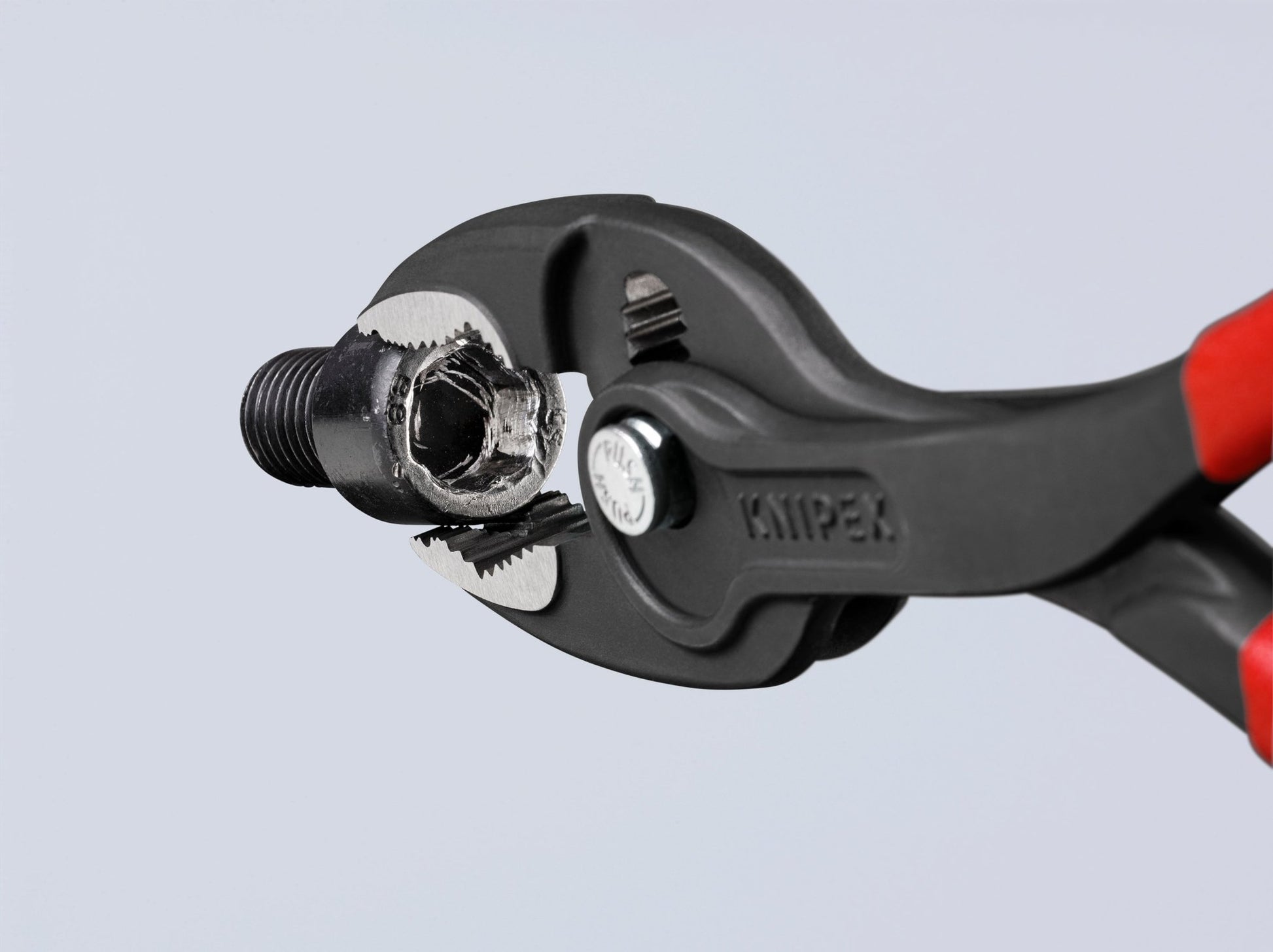 Knipex 82 01 200 - Alicate agarre frontal ajustable Knipex TwinGrip 200 mm. con mangos PVC - Ferrotecnia