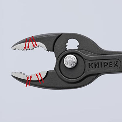 Knipex 82 02 200 - Alicate agarre frontal ajustable Knipex TwinGrip 200 mm. con mangos bicomponentes - Ferrotecnia
