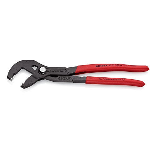 Knipex 85 51 250 A - Tenaza para abrazaderas Knipex 250 mm. con mangos PVC - Ferrotecnia