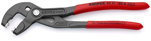 Knipex 85 51 250 A - Tenaza para abrazaderas Knipex 250 mm. con mangos PVC - Ferrotecnia