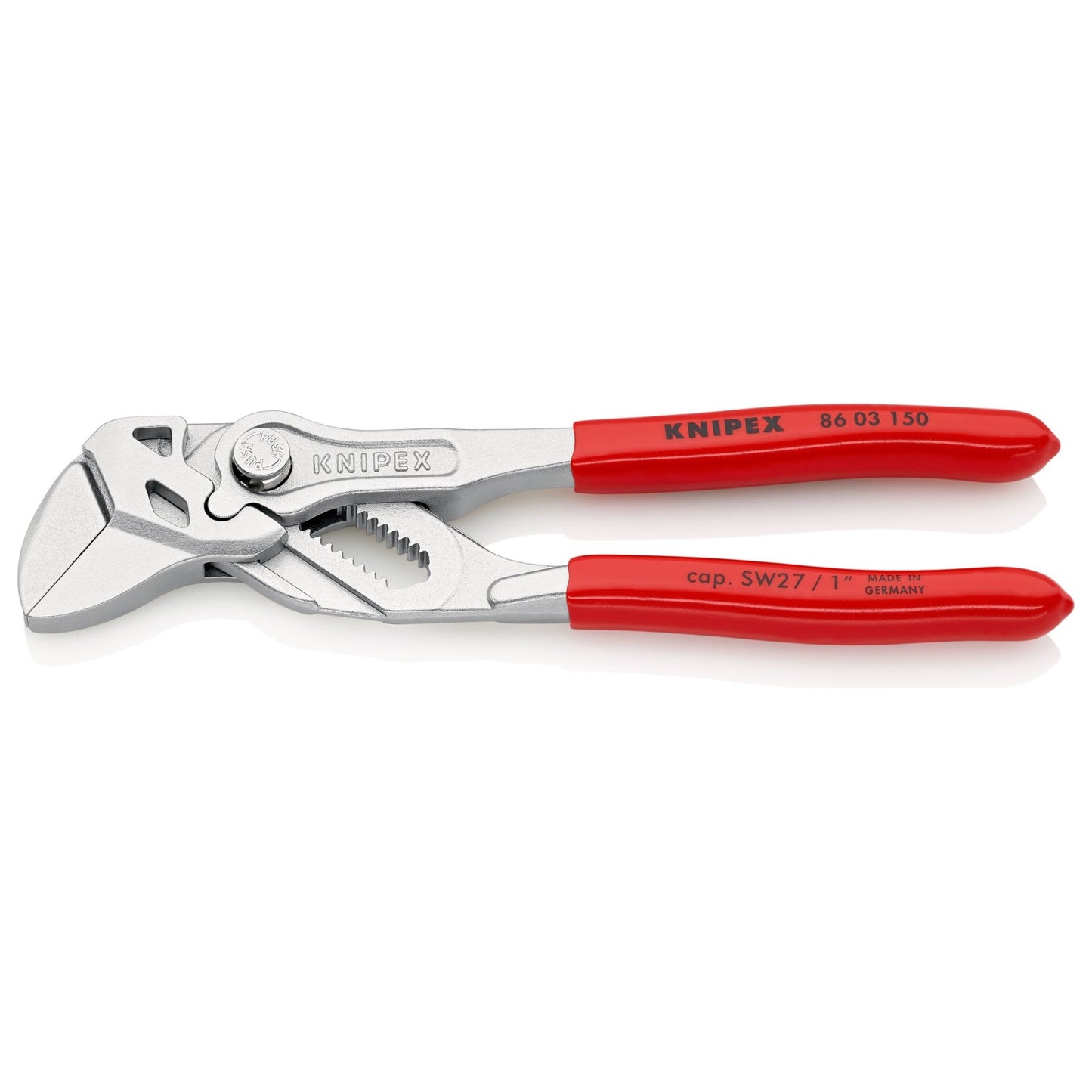 Knipex 86 03 150 - Tenaza llave de 150 mm con mangos PVC - Ferrotecnia