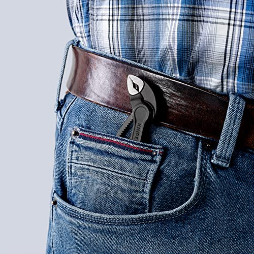 Knipex 87 00 100 - Tenaza Knipex Cobra® 100 mm. con mangos metálicos - Ferrotecnia