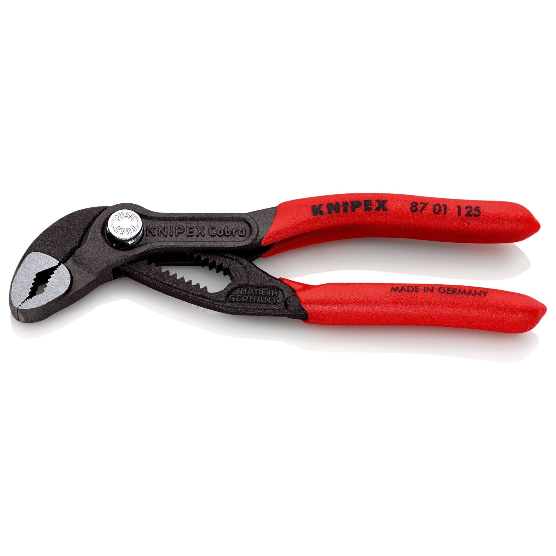 Knipex 87 01 125 SB - Tenaza Knipex Cobra® 125 mm. con mangos PVC (en embalaje autoservicio) - Ferrotecnia