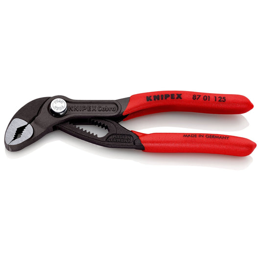 Knipex 87 01 125 SB - Tenaza Knipex Cobra® 125 mm. con mangos PVC (en embalaje autoservicio) - Ferrotecnia