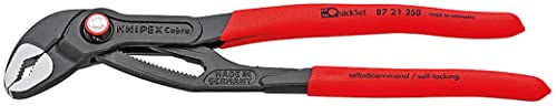 Knipex 87 21 250 - Tenaza Knipex Cobra® QuickSet 250 mm. con mangos PVC - Ferrotecnia