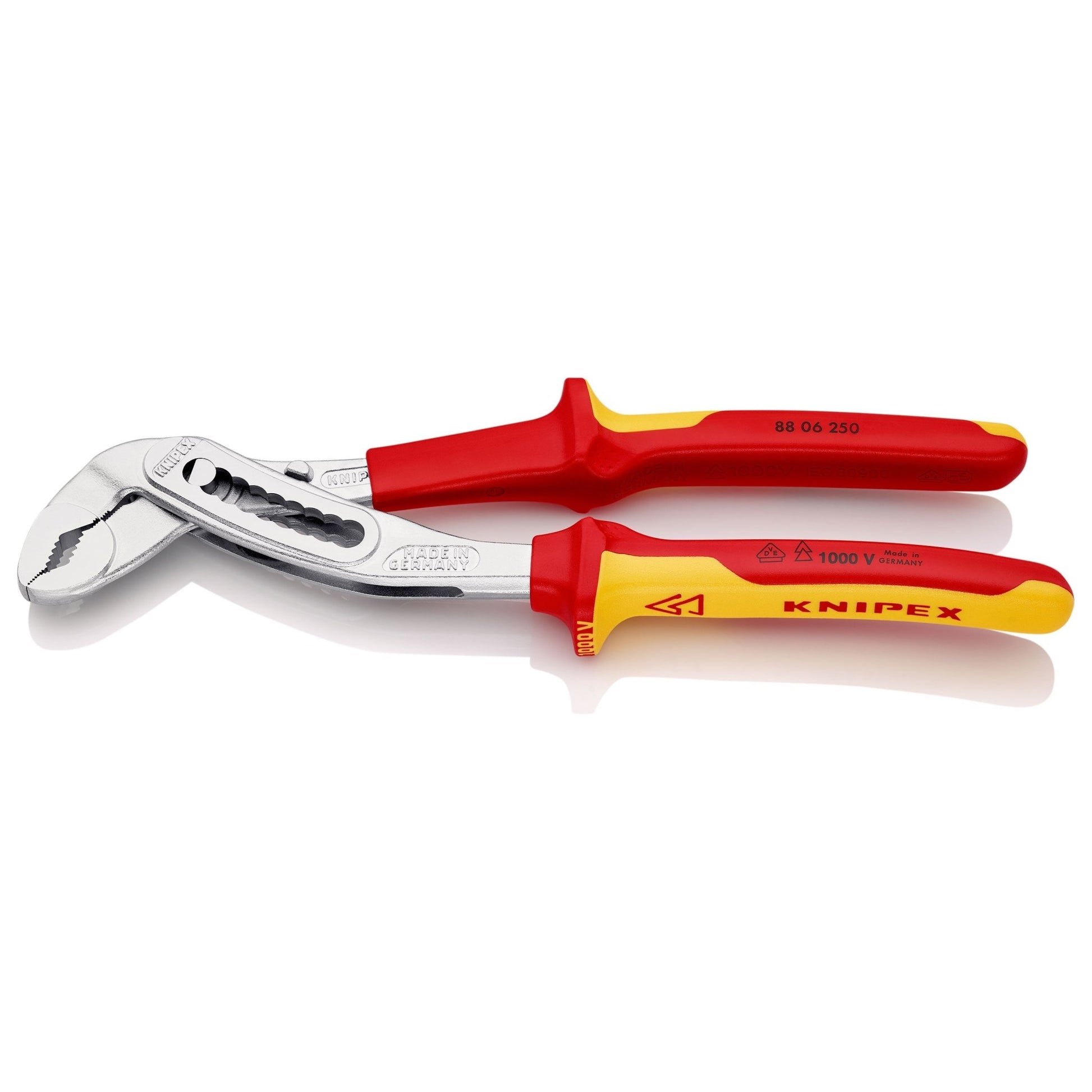 Knipex 88 06 250 - Tenaza aislada VDE Alligator® 250 mm con mangos PVC - Ferrotecnia
