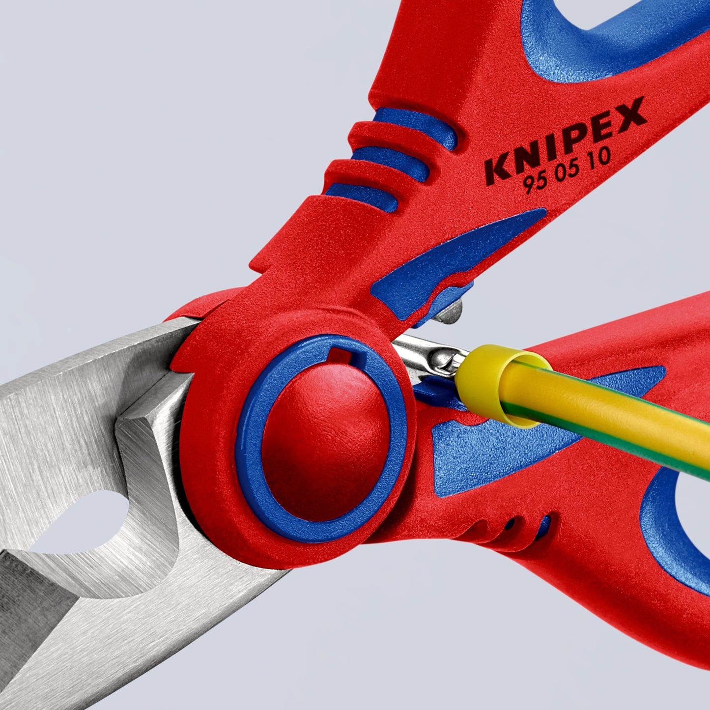 Knipex 95 05 10 SB - Tijera de electricista Knipex (en embalaje autoservicio) - Ferrotecnia