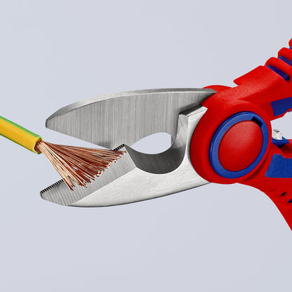 Knipex 95 05 10 SB - Tijera de electricista Knipex (en embalaje autoservicio) - Ferrotecnia