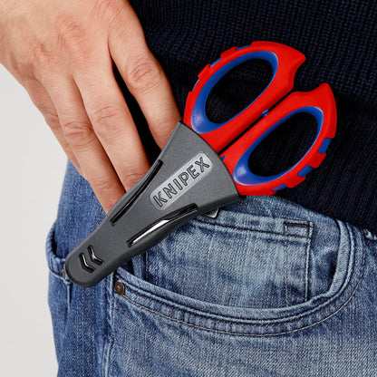 Knipex 95 05 10 SB - Tijera de electricista Knipex (en embalaje autoservicio) - Ferrotecnia