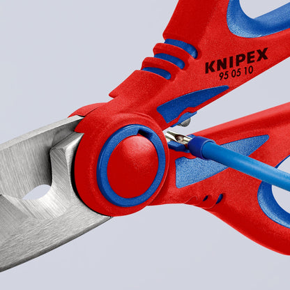 Knipex 95 05 10 SB - Tijera de electricista Knipex (en embalaje autoservicio) - Ferrotecnia