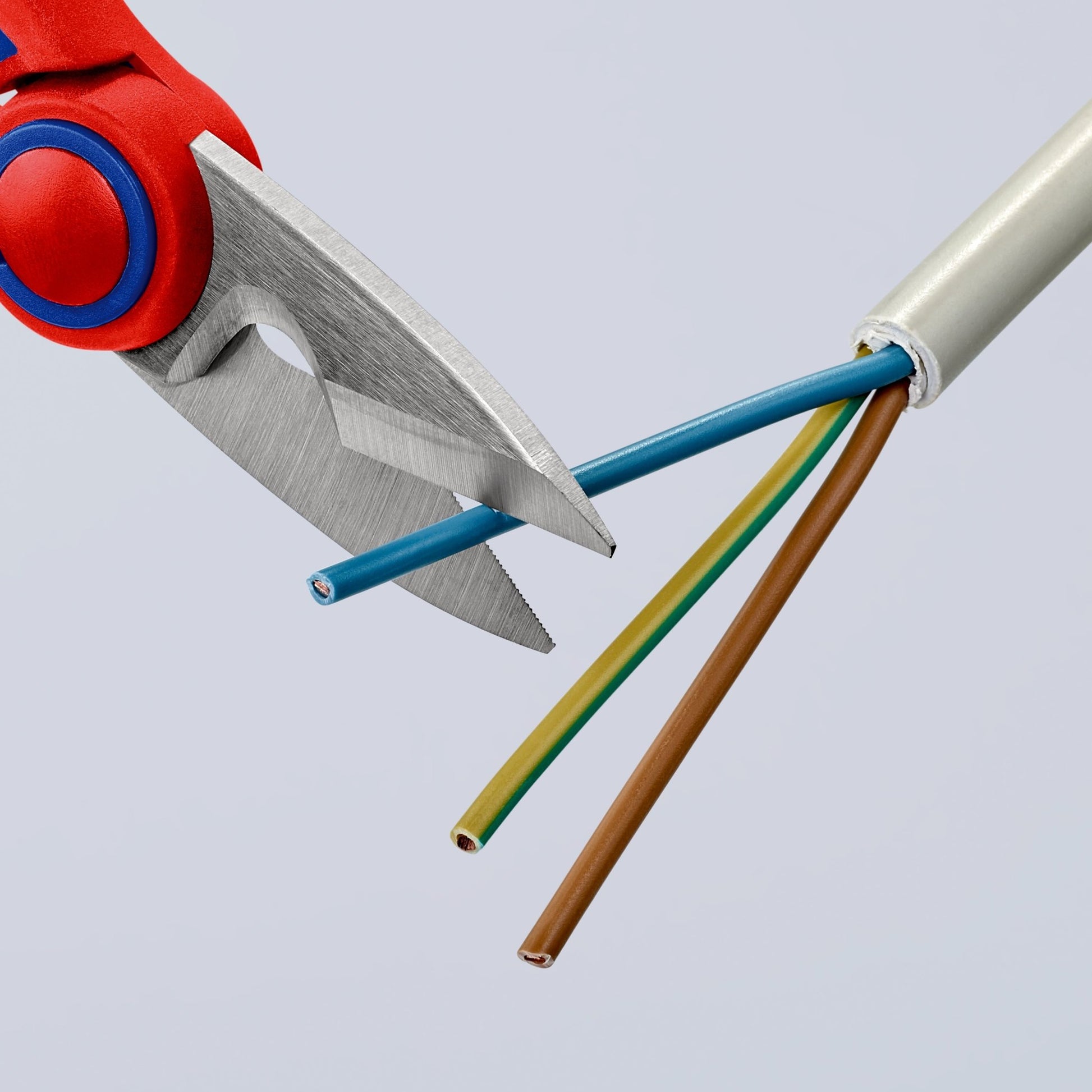 Knipex 95 05 10 SB - Tijera de electricista Knipex (en embalaje autoservicio) - Ferrotecnia