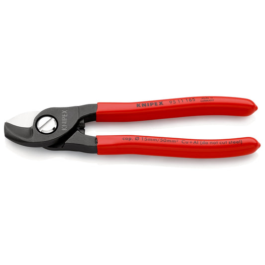 Knipex 95 11 165 - Cortacables 165 mm con mangos PVC - Ferrotecnia