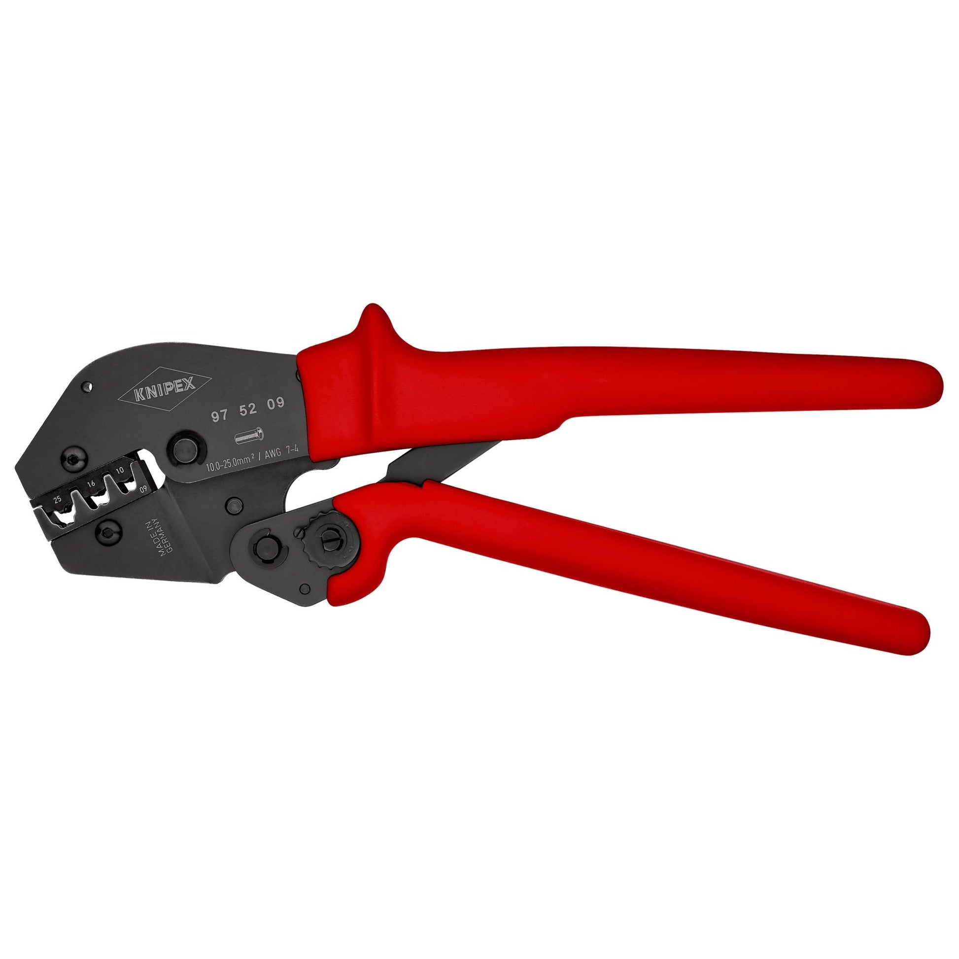 Knipex 97 52 09 - Alicate para crimpar terminales a dos manos 250 mm - Ferrotecnia