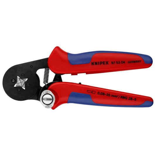 Knipex 97 53 04 - Crimpadora autoajustable para punteras (crimpado en cuadradillo) - Ferrotecnia