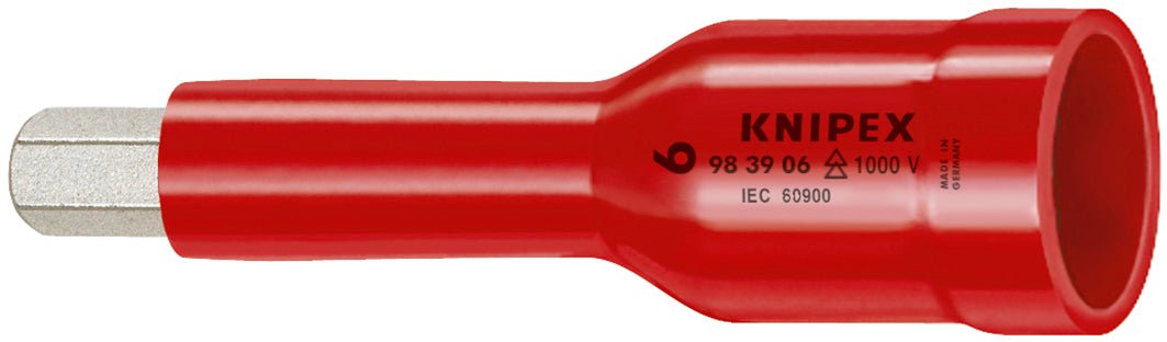 Knipex 98 39 08 - Vasos hexagonales, para tornillos con hexágono interior - Ferrotecnia