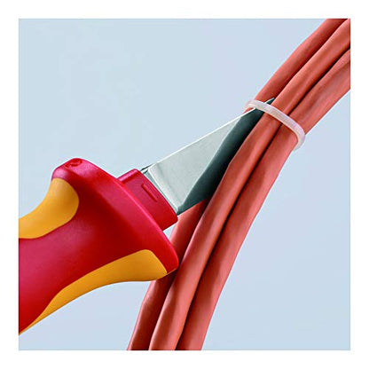 Knipex 98 52 - Cuchillo aislado VDE para cable Knipex 190 mm. - Ferrotecnia