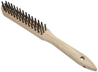 LessMann 100031 - Hand brushes 3 rows steel wire STA straight approx. 0,35 mm "LESSMANN" - Ferrotecnia