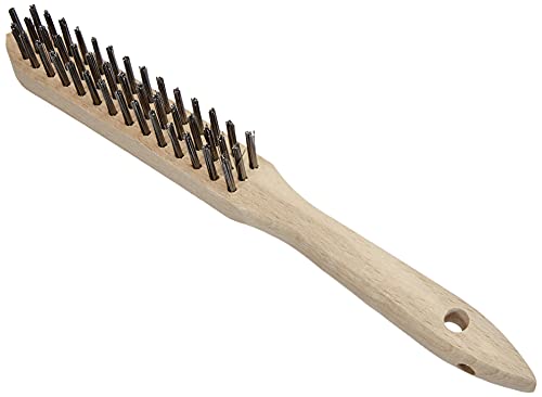 LessMann 100031 - Hand brushes 3 rows steel wire STA straight approx. 0,35 mm "LESSMANN" - Ferrotecnia