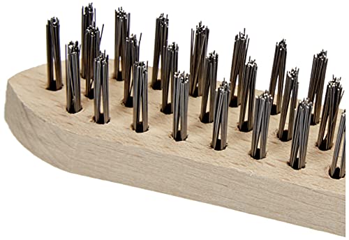 LessMann 100031 - Hand brushes 3 rows steel wire STA straight approx. 0,35 mm "LESSMANN" - Ferrotecnia