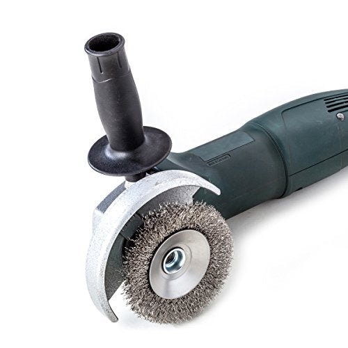 LessMann 422367 - Cepillo cónico LessMann 100x10 mm./M14x2,0 mm. alambre de acero inoxidable ondulado ROF 0,30 - Ferrotecnia