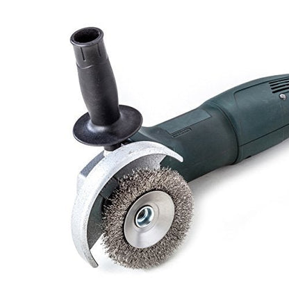 LessMann 422367 - Cepillo cónico LessMann 100x10 mm./M14x2,0 mm. alambre de acero inoxidable ondulado ROF 0,30 - Ferrotecnia