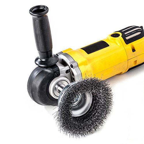 LessMann 423167 - Cepillo taza LessMann 75 mm./M14x2,0 mm. alambre de acero ondulado STA 0,35 - Ferrotecnia