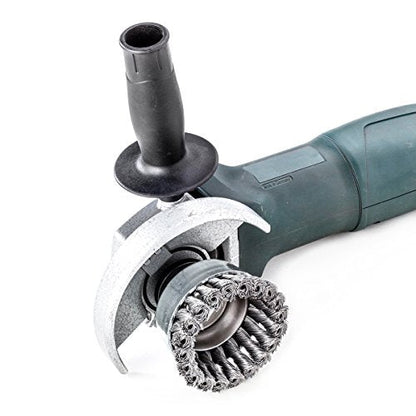 LessMann 486217 - Cepillo taza LessMann 100 mm./M14x2,0 mm. alambre de acero trenzado STH 0,50 - Ferrotecnia