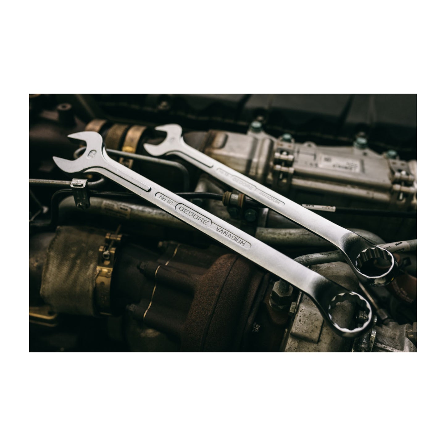 GEDORE 1 B 2.7/16AF - Combination Wrench, 2.7/16AF (6008300)