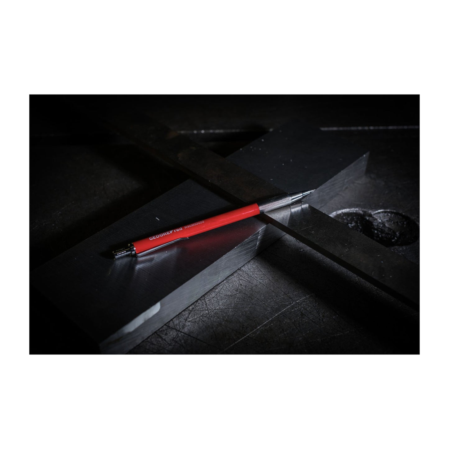 GEDORE red R90900020 - Punta de trazar de carburo de tungsteno con clip 150mm (3301433)