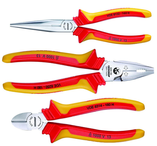 GEDORE VDE S 8003 H - Set. VDE H Pliers (1550594)