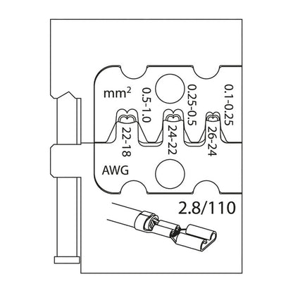 GEDORE 8140-09 - Module connecteur plat (1830635)