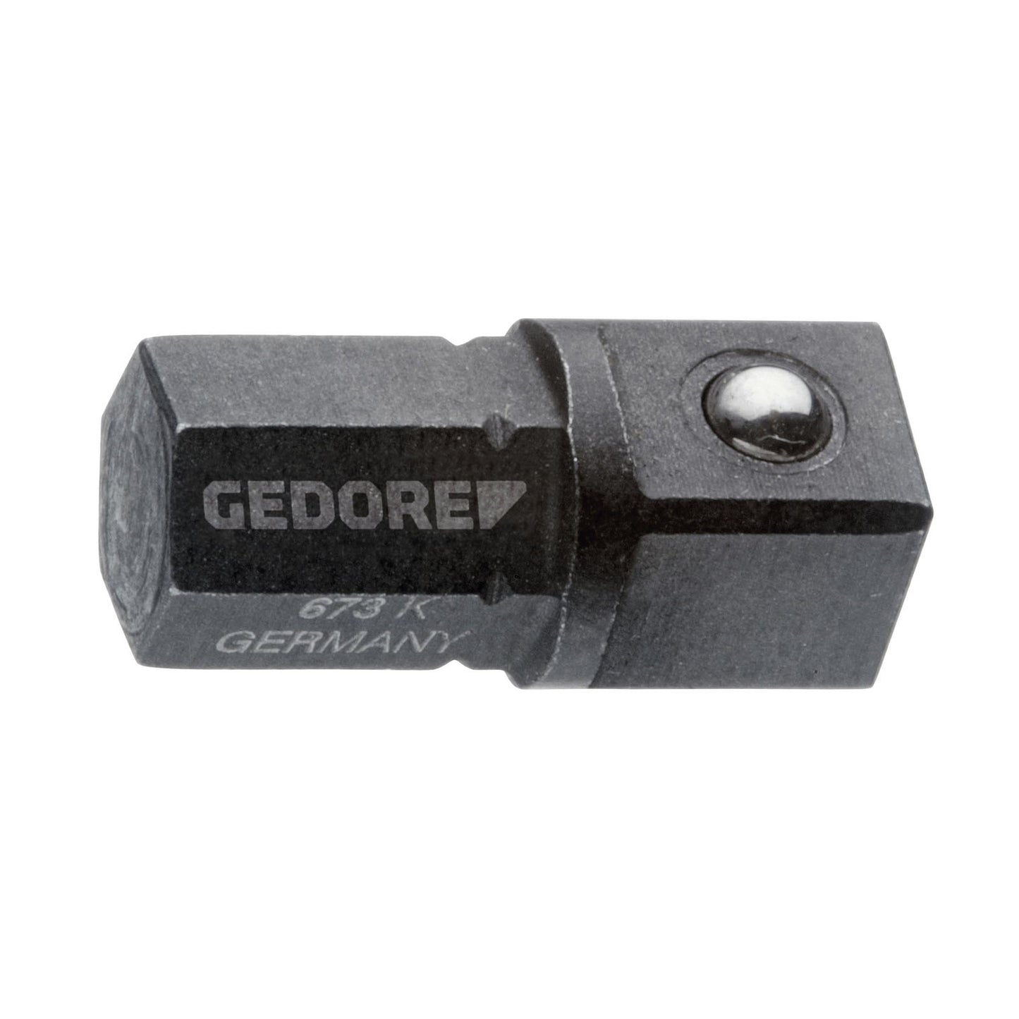 GEDORE 673 K - Hex 1/4" x Square 1/4" Adapter (2000245)